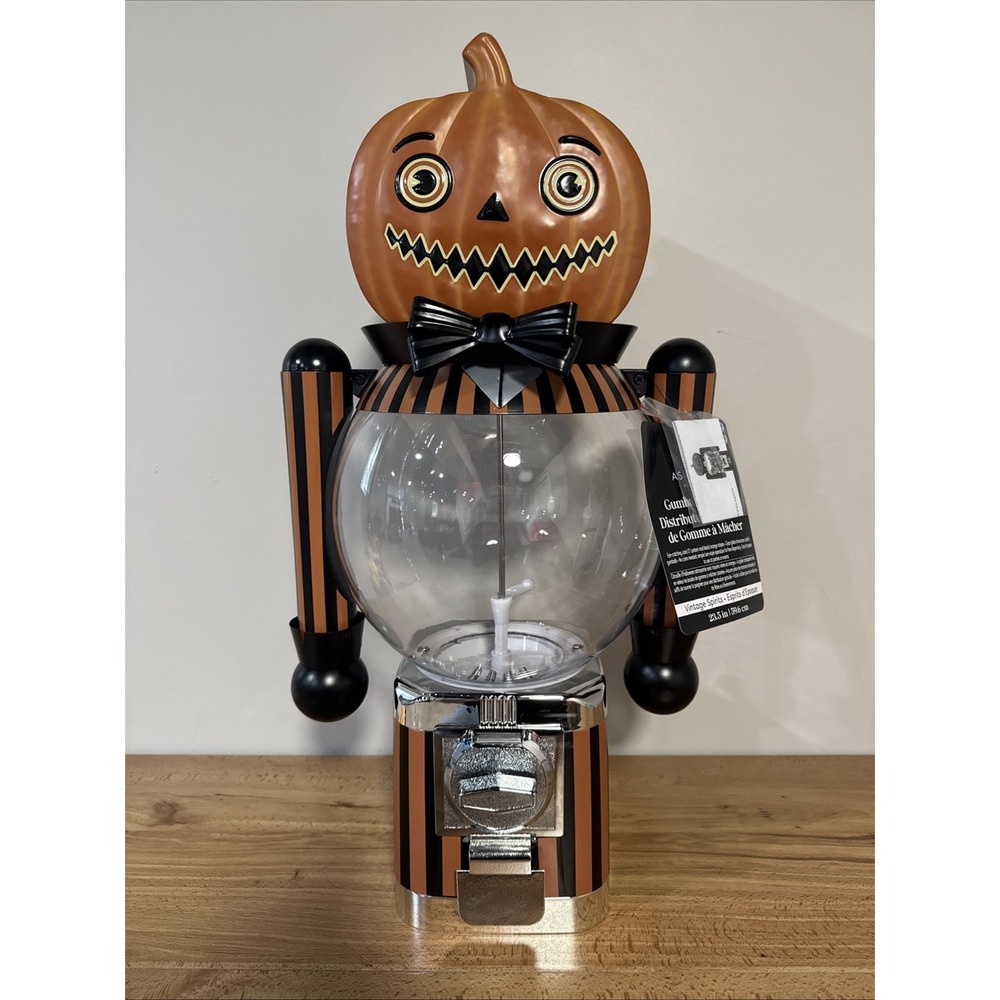 Michaels Vintage Spirits Pumpkin Gumball Machine Ashland Halloween 2026 NWT VHTF